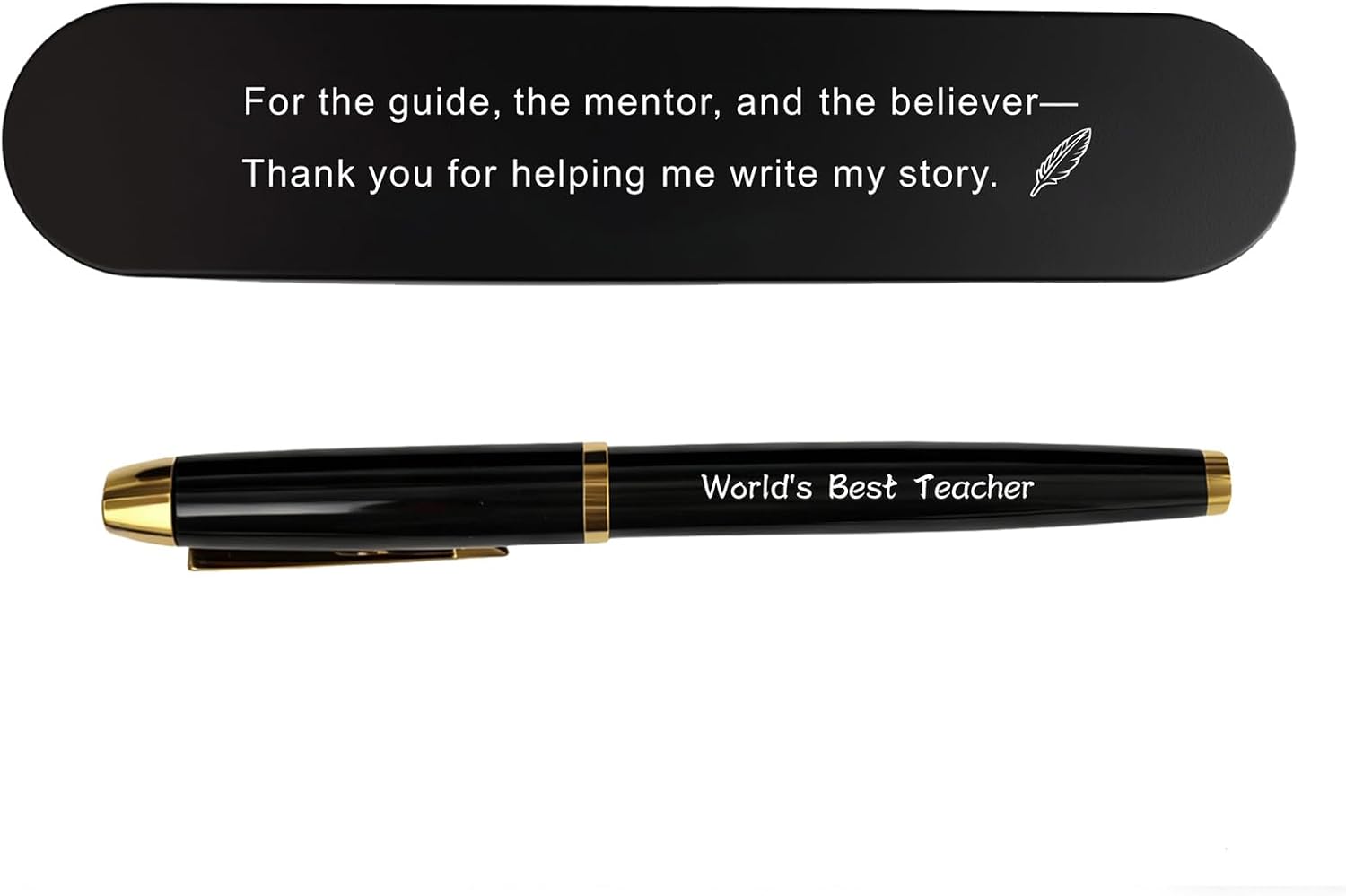 Teacher Gift Pen - Thank You Teachers Gel Pen, Appreciation Gift for Mentors with Inspirational Quote - Image 2