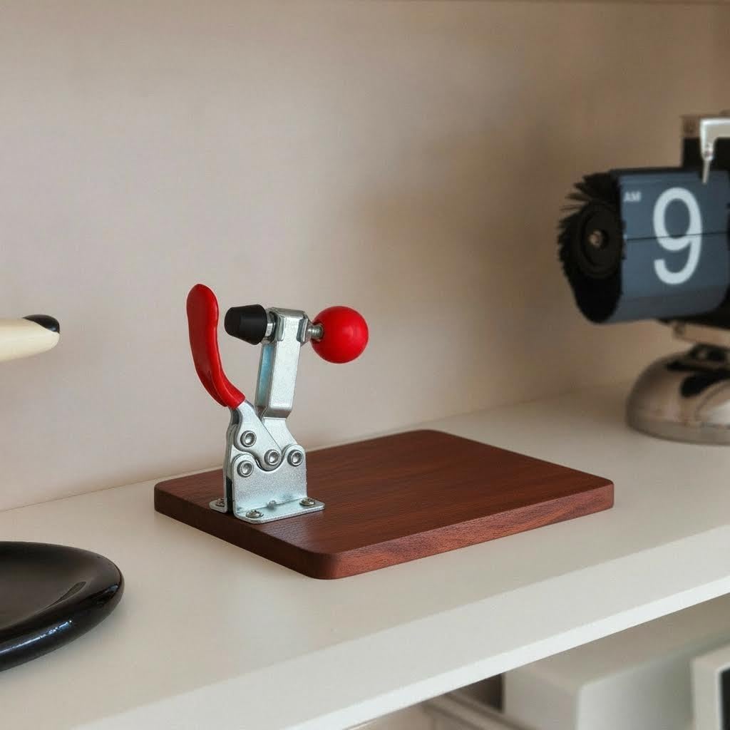Wooden Napkin Holder with Metal Structure, Solid Wood Paper Towel Dispenser for Kitchen, Dining & Restaurant Tables, Modern Countertop Design（Dark Wood）