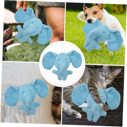 Pelucia Brinquedo mordedor Pet para Cachorro Elefante Petbuco com Apito, brinquedo para raças pequen