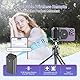 Magnetischer Smartphone Grip, Schwarz iPhone Kameragriff mit Abnehmbarer Drahtloser Fernbedienung, Kompatibel mit Magsafe, Kompatibel für iPhone 15 14 13 12 Android Handy Selfies, Handy-Halterung