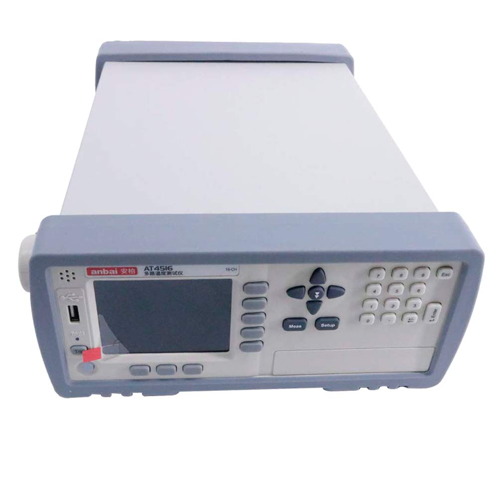 Tongbao AT4516 Channels Temperature Recorder Meter with RS232C and USB Interface LCD Display Thermocouple Data Logger -200? to 1300? Thermocouple J/K/T/E/S/N/B