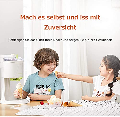 NXX Eismaschine Mit Kompressor Softeismaschine Für Zuhause Ice Cream Machine 1L Aluminiumfolie in Lebensmittelqualität Slush EIS Maschine Frozen Yogurt Maschine Eismaschine – Bild 4