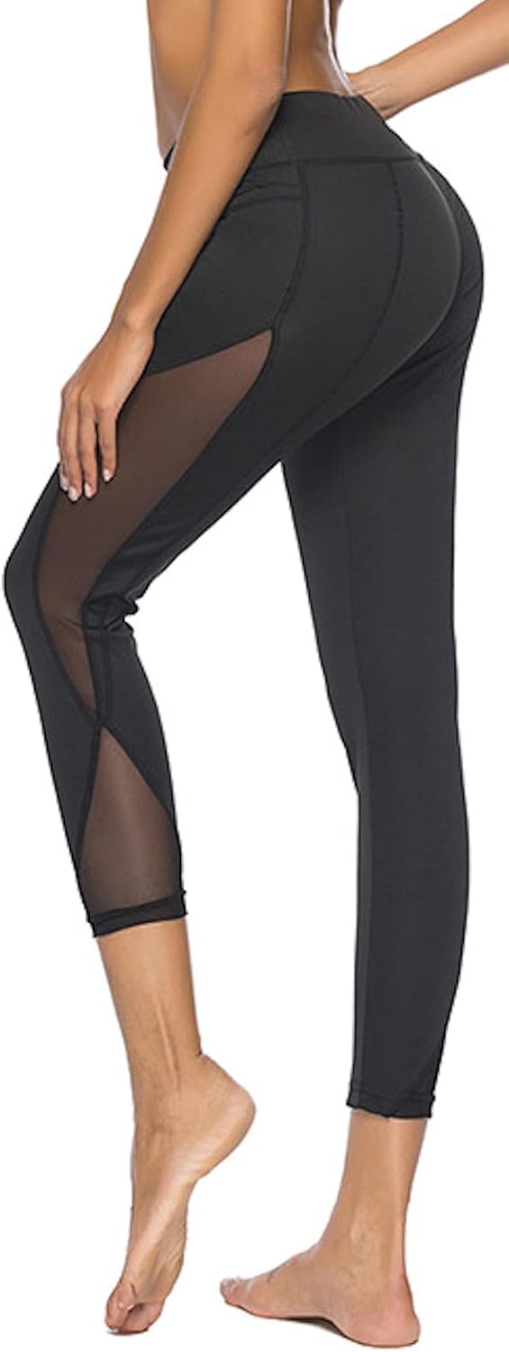 In One Clothing - Damskie legginsy do uprawiania sportu, fitnessu, aktywności na świeżym powietrzu i do noszenia na świeżym powietrzu, super elastyczne i z wysokim stanem zapewniają wygodne
