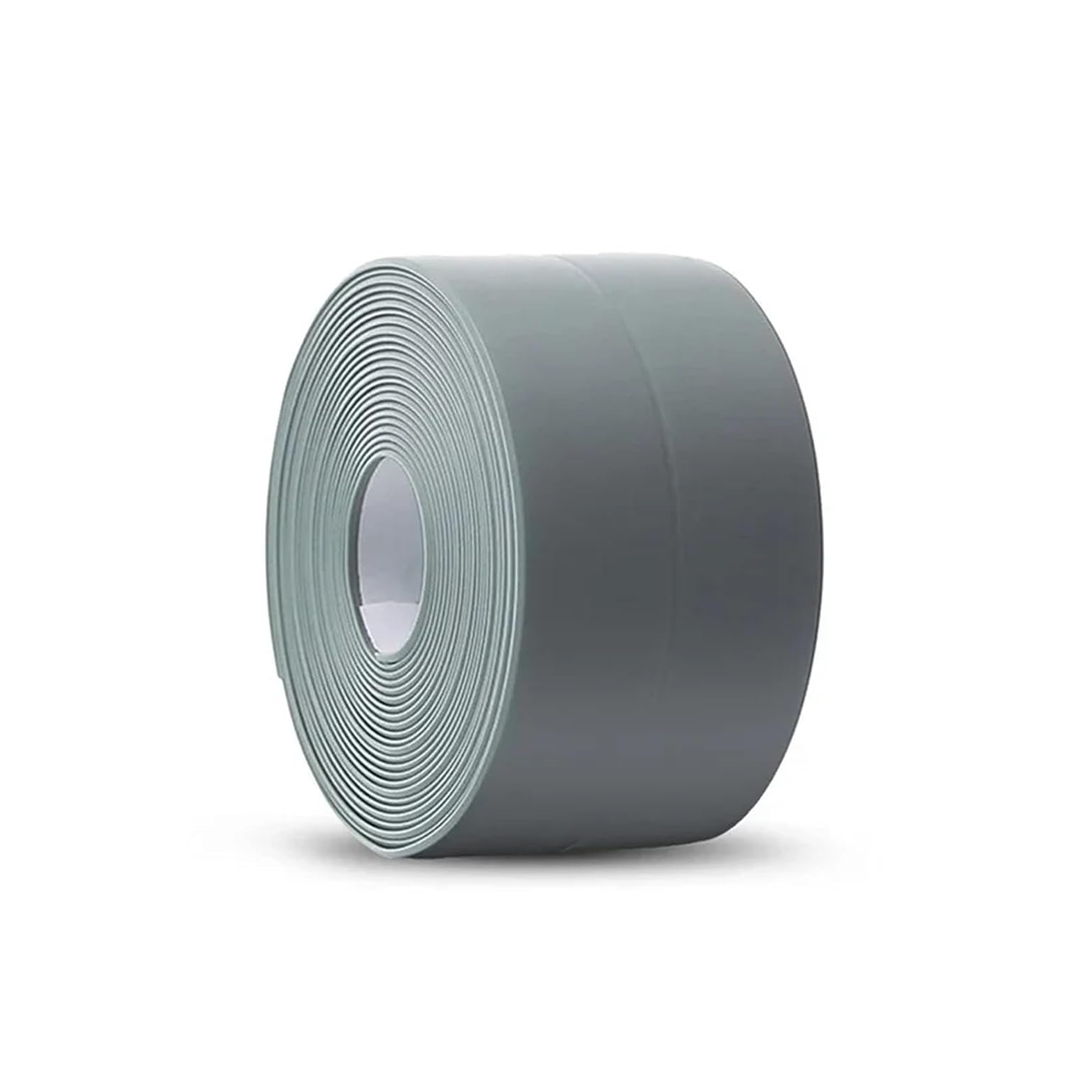 Caulk Tape Self Adhesive 8rolls Self-Adhesive Sealing Tape PVC Oil-Proof Kitchen Sink Edge Caulk Waterproof Bathroom Toilet Corner Wall Sticker(Gray,1m,3.8MM)
