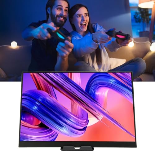 Image of Sanpyl 16 Inch Portable Monitor, 2.5K 2560x1600 16:10 144HZ Dual Speakers Second External Monitor for Laptop, Monitor with Type C 3.5mm Mini, Volume Adjustment & Menu Settings