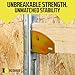 DC Cargo Mall E Track Wood Beam End Socket Shelf Brackets Accessories (10 Pack) - Fit with 2x4 2x6 Add Removable Etrack Load Lock Bar for Enclosed Trailers - Zinc-Coated Steel