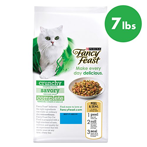 Fancy Feast Dry Cat Food With Ocean Fish And Salmon - (4) 7 Lb. Bags #TOP6