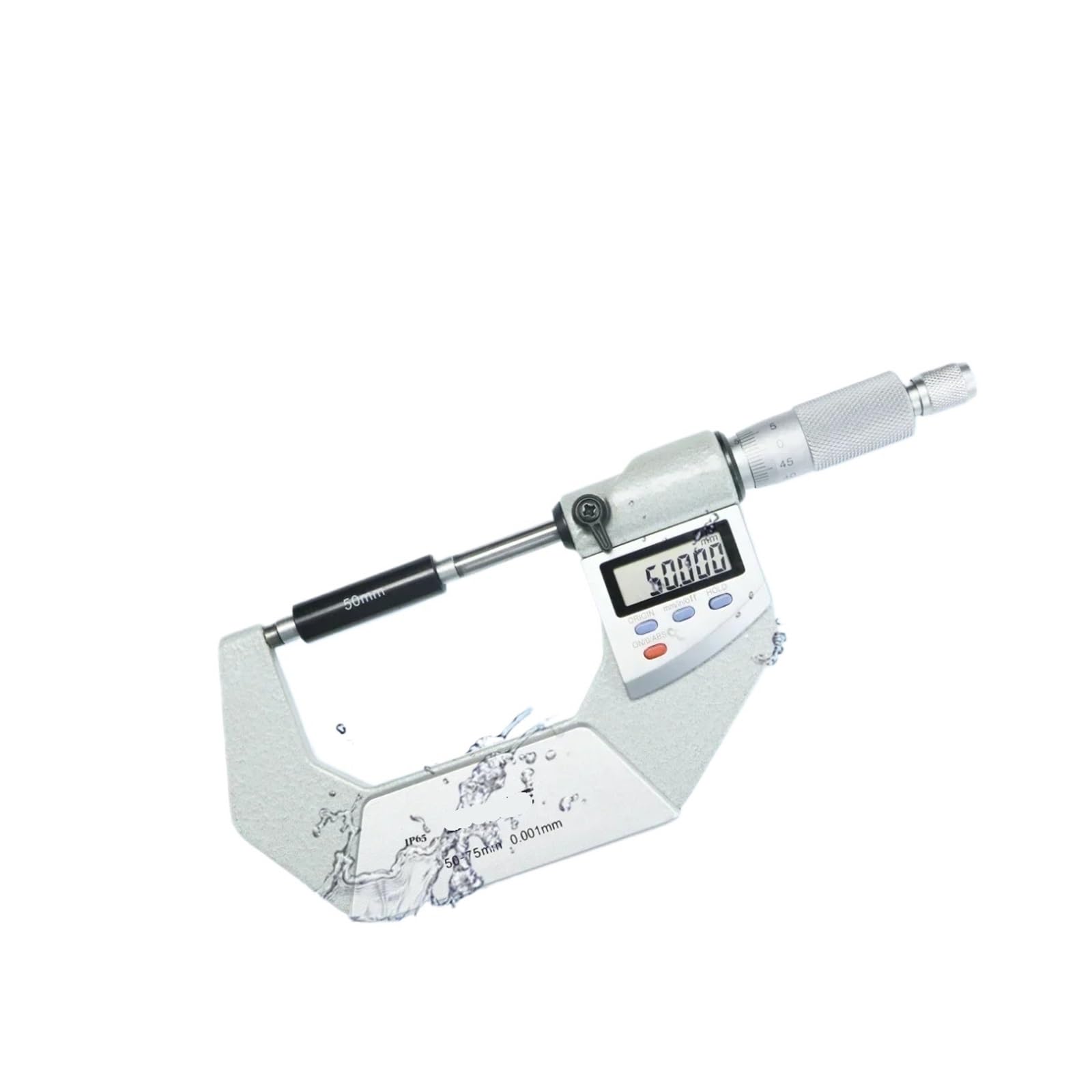 Zewnętrzny mikrometr cyfrowy IP65 0,001 mm, przyrząd pomiarowy 50 do 75 mm