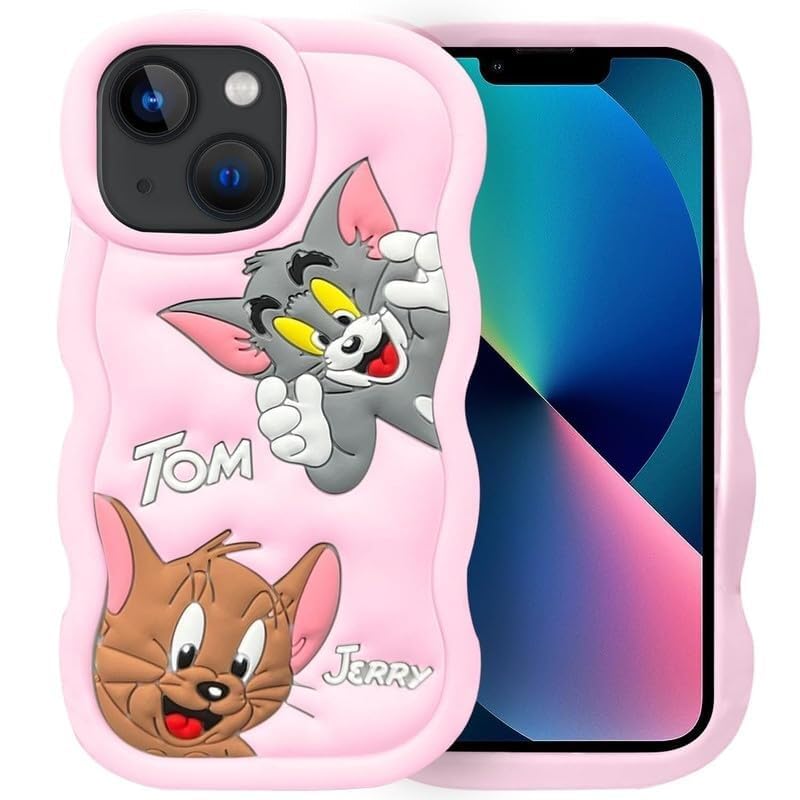 JBE) iPhone 13 Soft Silicone Stylish Fashion Mobile Cover Cartoon Designed case for iPhone 13 (Light-Pink) (B0DC4RXRKK) Amazon Price History, Amazon Price Tracker