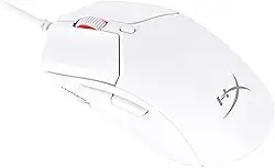 Mouse Gamer HyperX Pulsefire Haste 2 - Design Super Leve de 53g, Sensor de precisão HyperX 26K, Até 26000 DPI, 8000HZ, Cabo Ultraflexível, Branco (6N0A8AA)