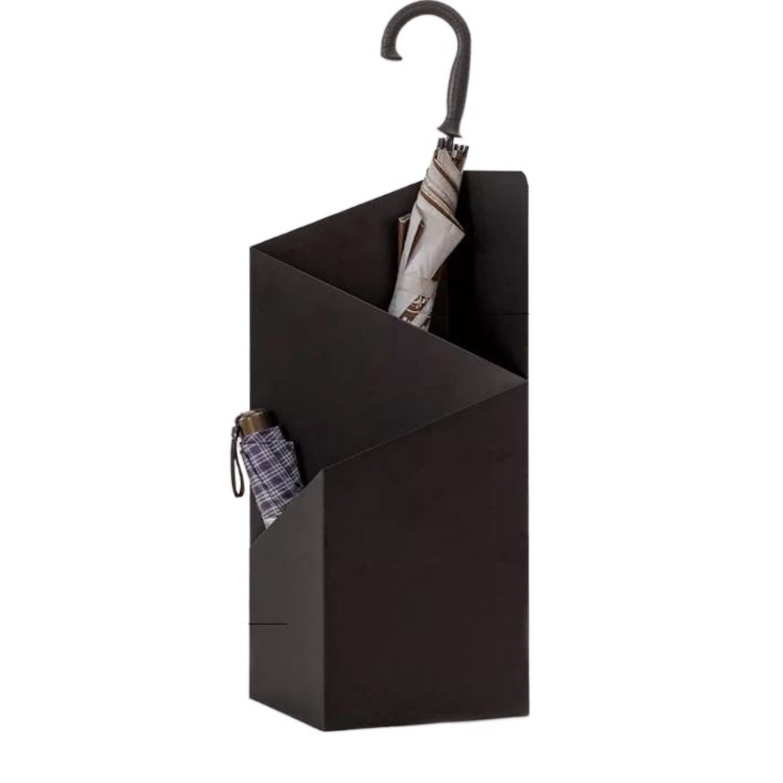 RUNZE765Z Umbrella Holder Umbrella Holder Stand for Entryway Bucket Storage Rack for Shop(Black)