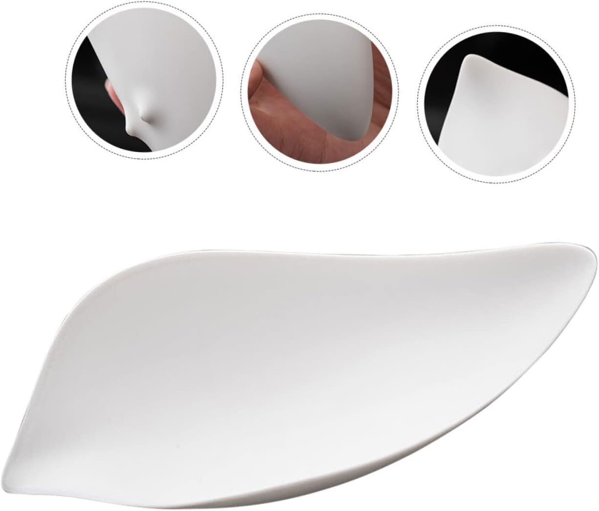 Multi-function Ceramic Tea Scoop Nonstick Teaspoon for Measuring Tea Leaves Milk Powder and Design for Home and Kitchen