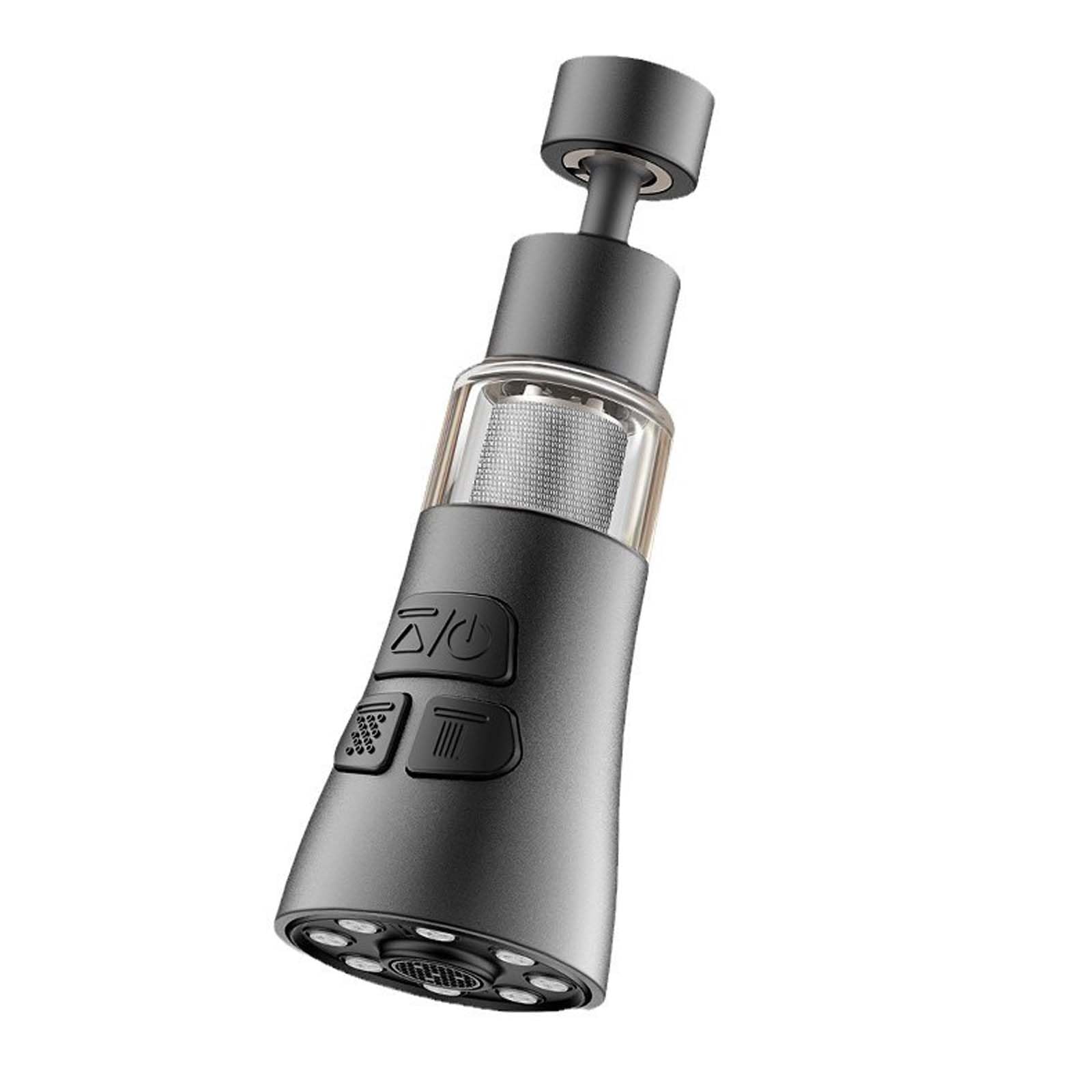 Water Filter Tap, 3-in-1 High-Pressure Kitchen Tap with 360° Swivel Spout, Kitchen Tap Aerator, Built-in Hard Water Filter, Tap Water Filters for 24mm UK Taps