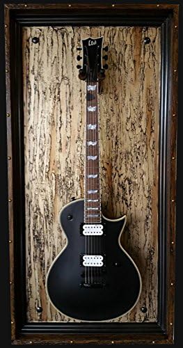 GFrames “Wizard Wood Gold" Guitar Display Case- 56” Standard Bass Frame