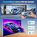 Single Din Car Stereo with Wireless CarPlay Android Auto Mirror Link, Driauto Car Radio Bluetooth Handsfree Headunit 6.9 Inch 1 Din IPS Touch Screen FM Type-C USB Charging EQ SWC with Reverse Camera