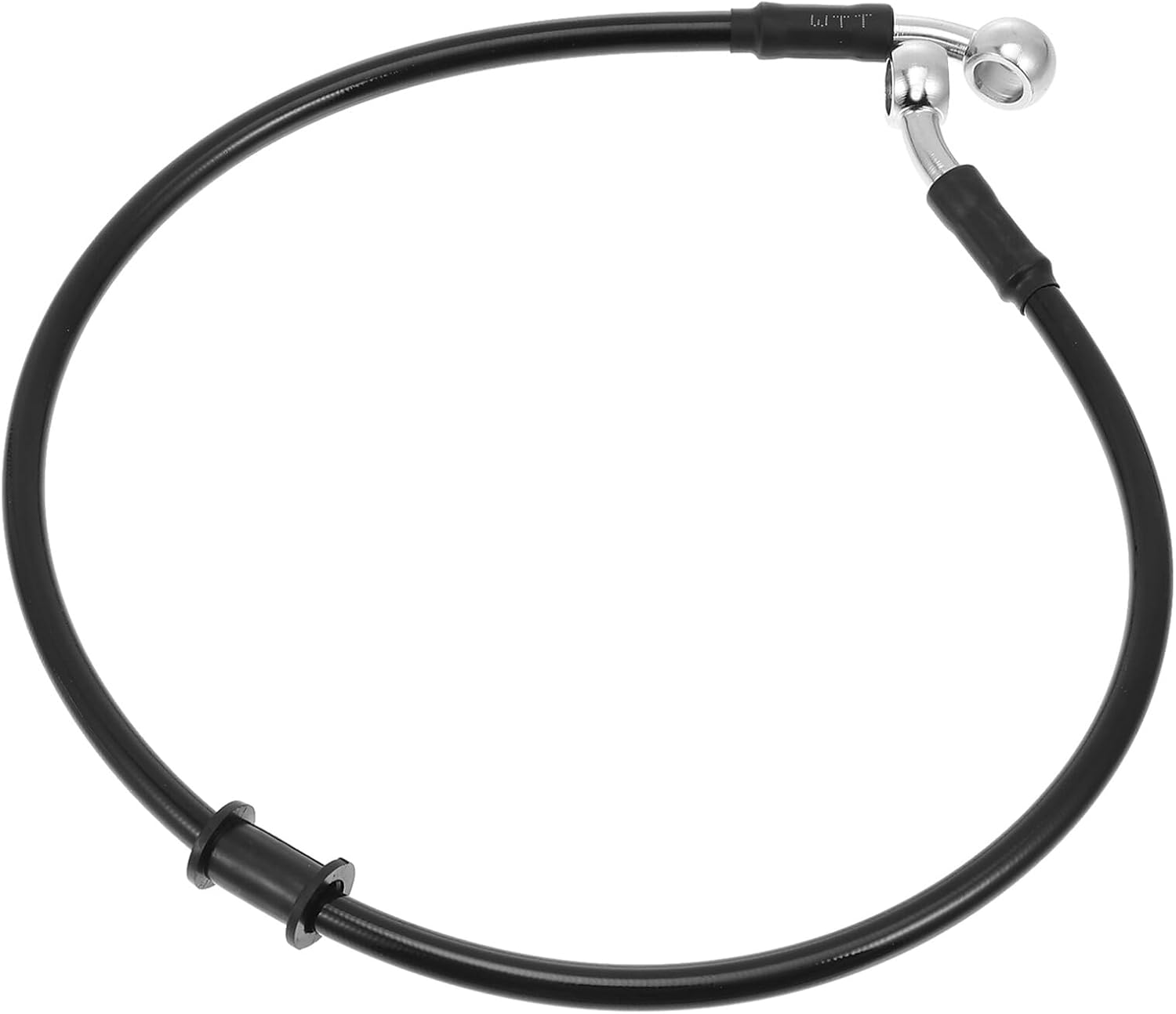 VALICLUD Motorcycle Brake Line Hose 60cm Black Brake Cable Sturdy for Racing and Urban Motorcycles