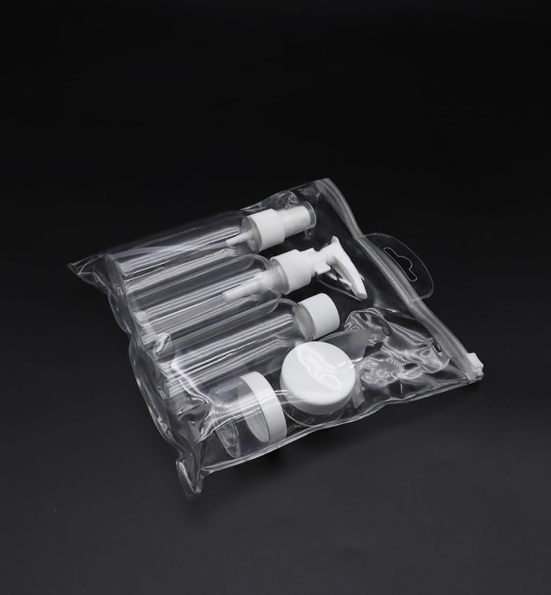 Aeomni Silikon Reiseflaschen Set - Auslaufsicher, TSA-konform 4x89ml + 4x30ml