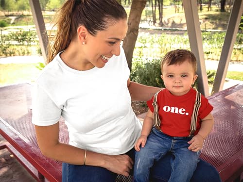 One - Toddler Outfits - Funny First Birthday Shirt Cute Baby Girl and Boy 1 Year Old Clothes2