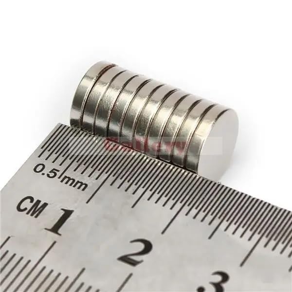 50 pcs Round 10mm x 2mm Rare Earth Neodymium Magnet