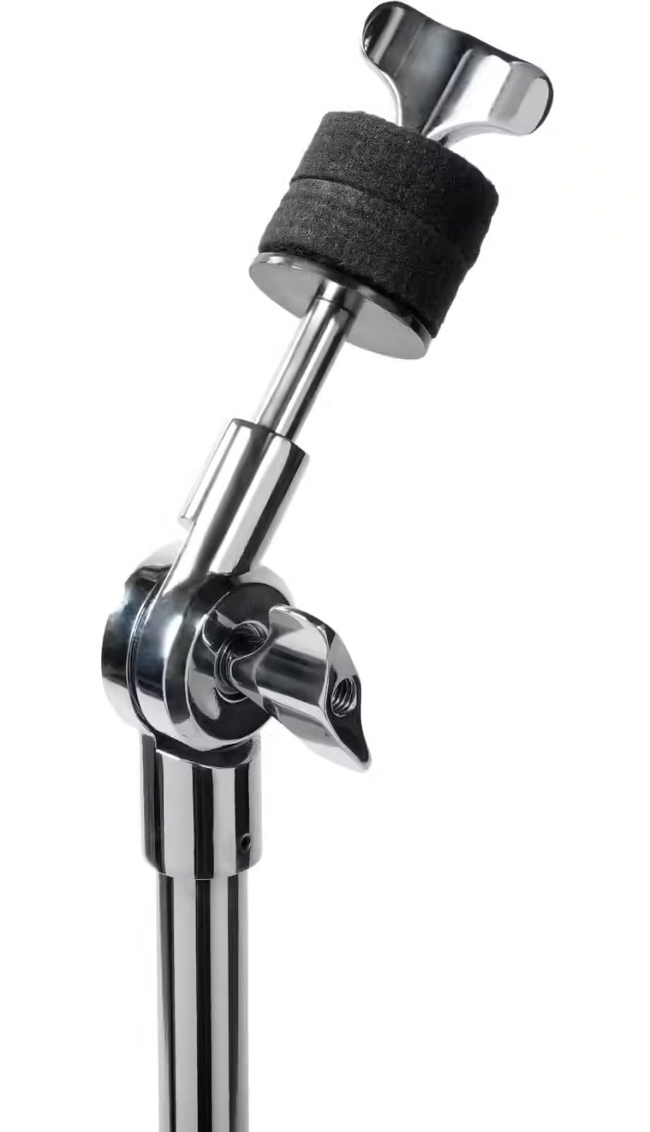 WOODBRASS NYX C-1500 Pied Cymbale Droit Medium - Stand Cymbale Batterie Double Embase Stable, Support Robuste Aluminium Acier, Hardware Batterie Fiable