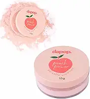 Pó Solto Finalizador Maquiagem Ultrafino Pêssego Dapop Tom Do Primer Translúcido