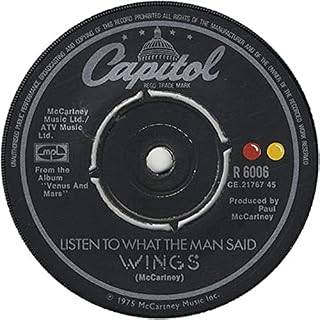 PAUL MCCARTNEY / WINGS - LISTEN TO WHAT THE MAN SAID - 7 inch vinyl / 45 – Image 3