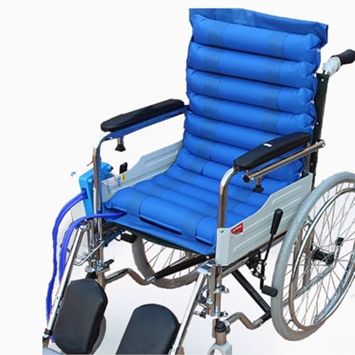 Colchón de presión de aire alterna con bomba eléctrica, inflable, intensidad ajustable para recuperación postoperatoria y pacientes sentados a largo plazo