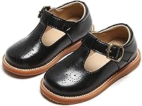 Vista 2 de Otter MOMO Vestido de uniforme escolar con tirantes en T para niña Mary Jane Flat