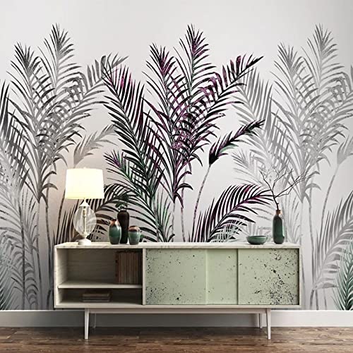 Décoration murale plantes vinyle amovible 240x150cm pour chambre enfant
