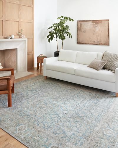 Image of Loloi Wynter Ocean /Silver 7'-6 inch x 9'-6 inch Area Rug