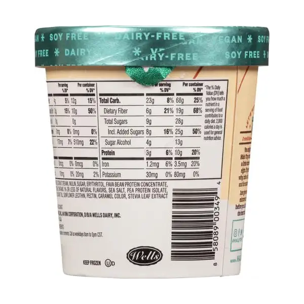 Halo Top Creamery Sea Salt & Caramel Non Dairy Ice Cream, 1 PT 2