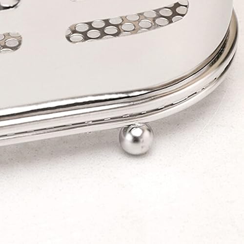 Miniatura 4 de Cabilock Estante de secado de utensilios de acero inoxidable para colgar palillos para fregadero, cesta escurridor de esponja, organizador de