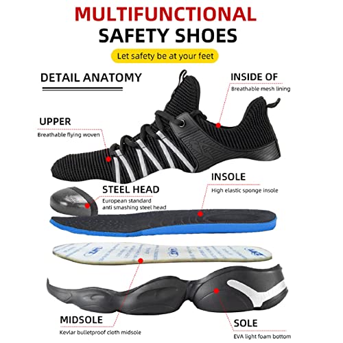 R-Win Scarpe antinfortunistiche da uomo con punta