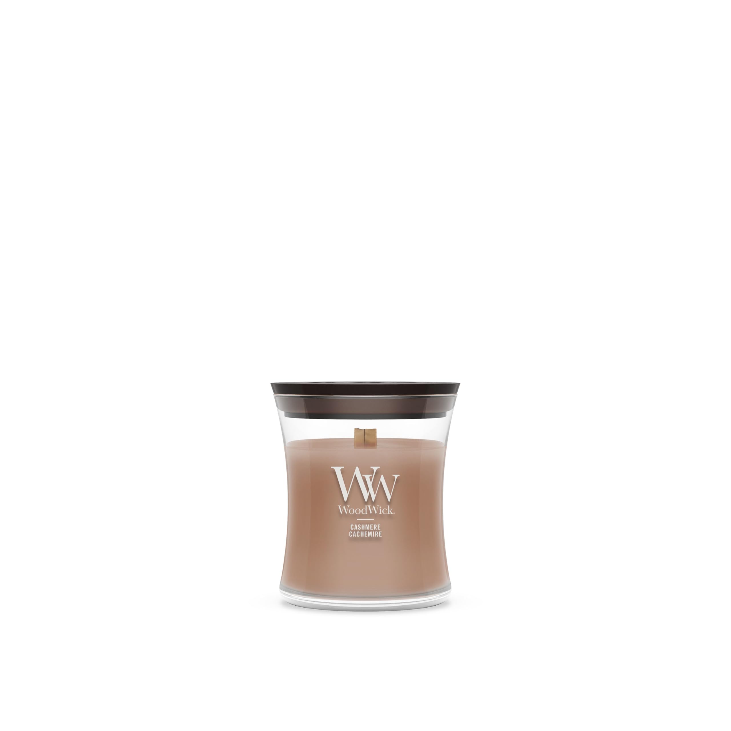 WoodWick Mini Hourglass Candle - Brown - Sandalwood, Tonka Bean, Quince Scent