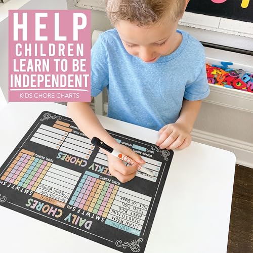Magnetic Chore Chart for Kids Multiple Kids, Chore Board Adults and Teens - image 3