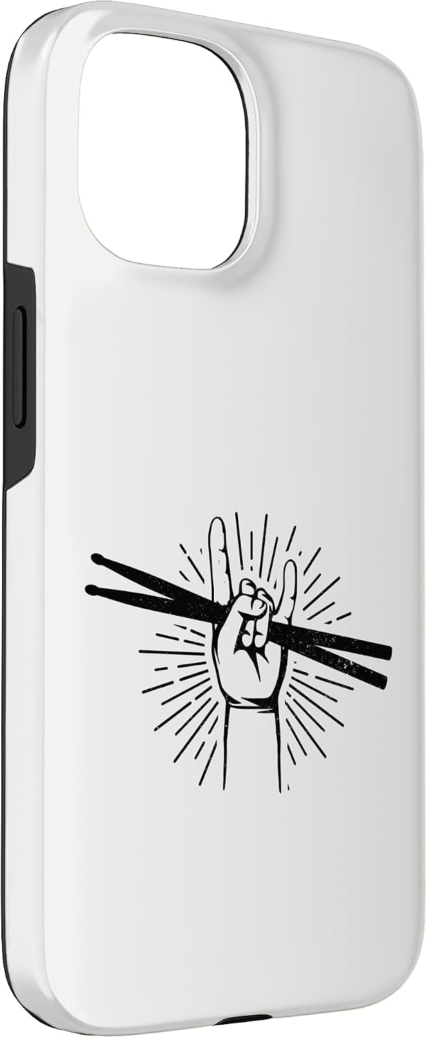 Drummer Drum Kit Rock & Roll Music Drummer Gift Case for iPhone 15 image 3