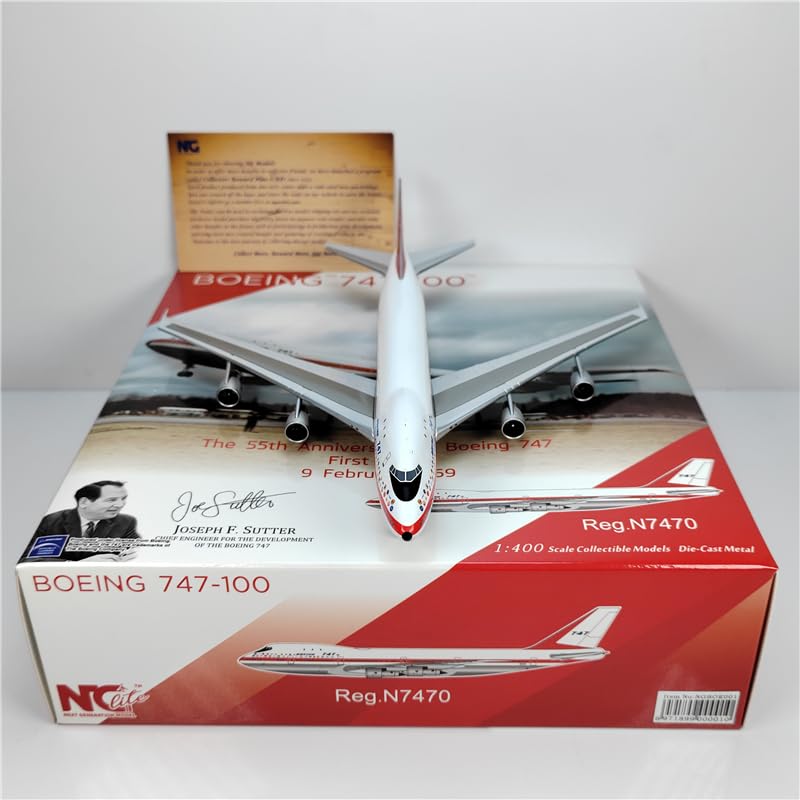 Amazon | NGmodels 1:400 NGBOE001 Boeing 747-100 N7470 モデル 