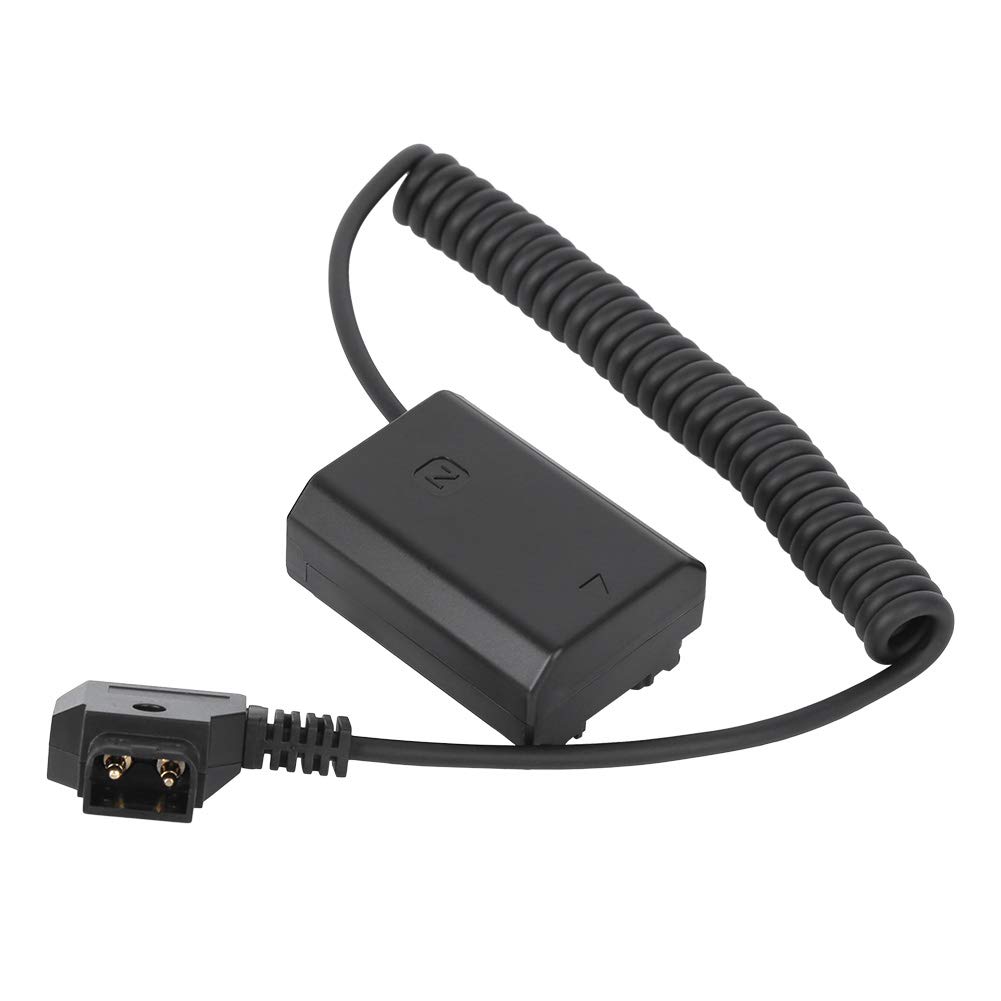 Batería Simulada NP-FZ100 para CámaraA7III A7RIII A7SIII A9, Interfaz D-Tap con Cable de Resorte