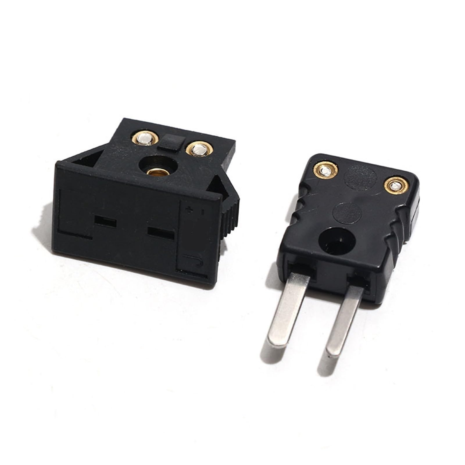 FULIMEI K-type Thermocouple Plug Socket T-type Male And Female Connector J-type RS-type Temperature Measuring Installation 1PC(J Plug panel socket)