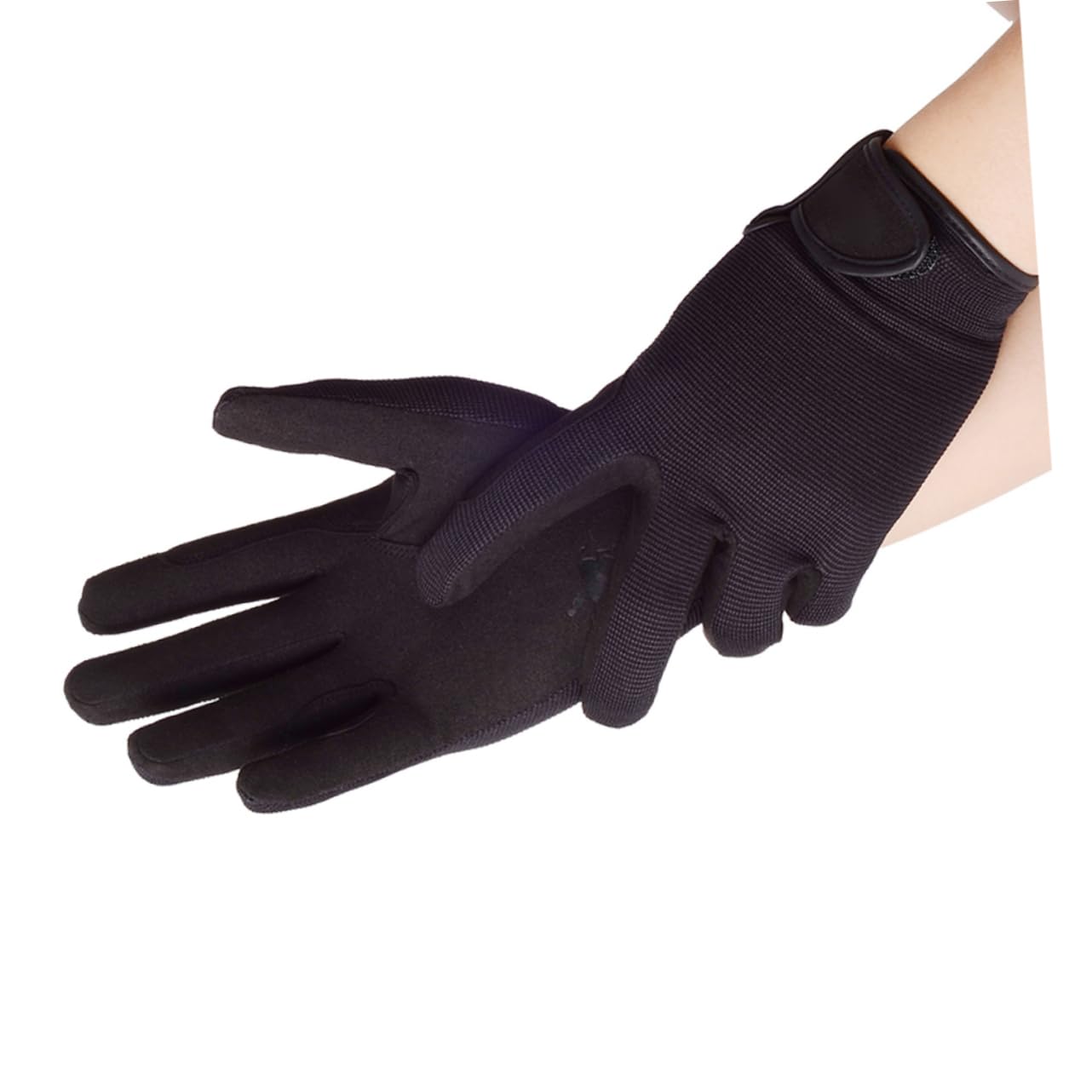 Anneome guanti per l'equitazione guantini palestra guanti da sci guanti da equitazione guanti da ciclismo guanti da esterno addensare i guanti caldi addestramento equestre Black