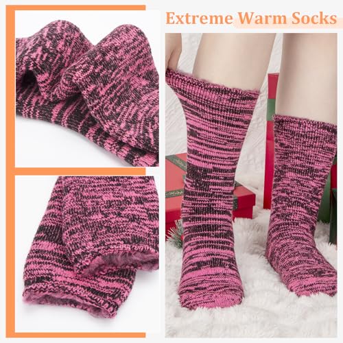Thermal Socks for Women, Winter Warm Cold Weather Sock for Workout Outdoor Activities3
