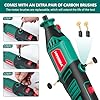 HYCHIKA 180W Rotary Tool Kit with 179 Pcs Accessories, Flex Shaft, Grinding Chain Bracket & Tool Bag, 8000-35000 RPM Variable Speed for Grinding, Cutting, Wood Carving, Sanding, Engraving, Polishing #5