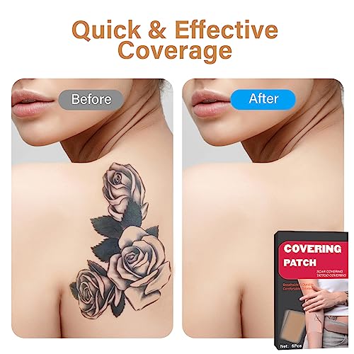 Tomengbeiaabbcc Tattoo Cover Up Tape, Waterproof Makeup Cover Strips Natural Looking, Breathable Tattoo Cover Up Makeup For Hiding Unwanted Tattoo And Scars thumb #1