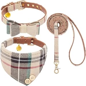 Bow Tie Dog Collar and...