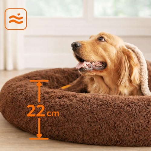 Image of ZEXSAZONE Summer Comfortable Durable Both Sides usable and Washable Pet Bed | Cat Bed | Puppy Bed | Dog Bed | Medium Dog Bed for Cats Puppies (Coffee, Extra Large) 110 X 110 X 22 cm