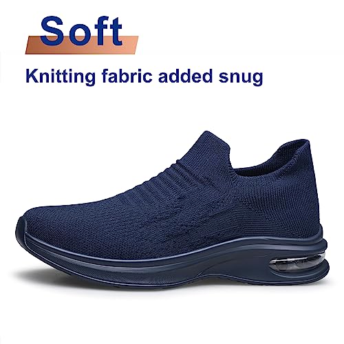 Womens Walking Shoes Slip on Running Shoes Lightweight Workout Gym Shoes Breathable Casual Sneakers4