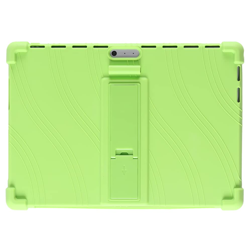YHFZR Custodia Cover per Surface PRO 7/4/5/6, Ultra Leggero Protettiva Cover in Silicone con Supporto per Bambini per Surface PRO 7/4/5/6, Verde