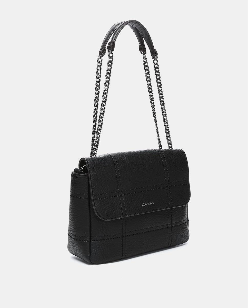 Abbacino Bolso de hombro en materiales reciclados negro Negros