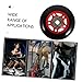 SUPVOX 4pcs Plastic Pulley Wheels for Fitness Equipment Smooth Rotation for Treadmills and for Gym and Fitness Enthusiasts