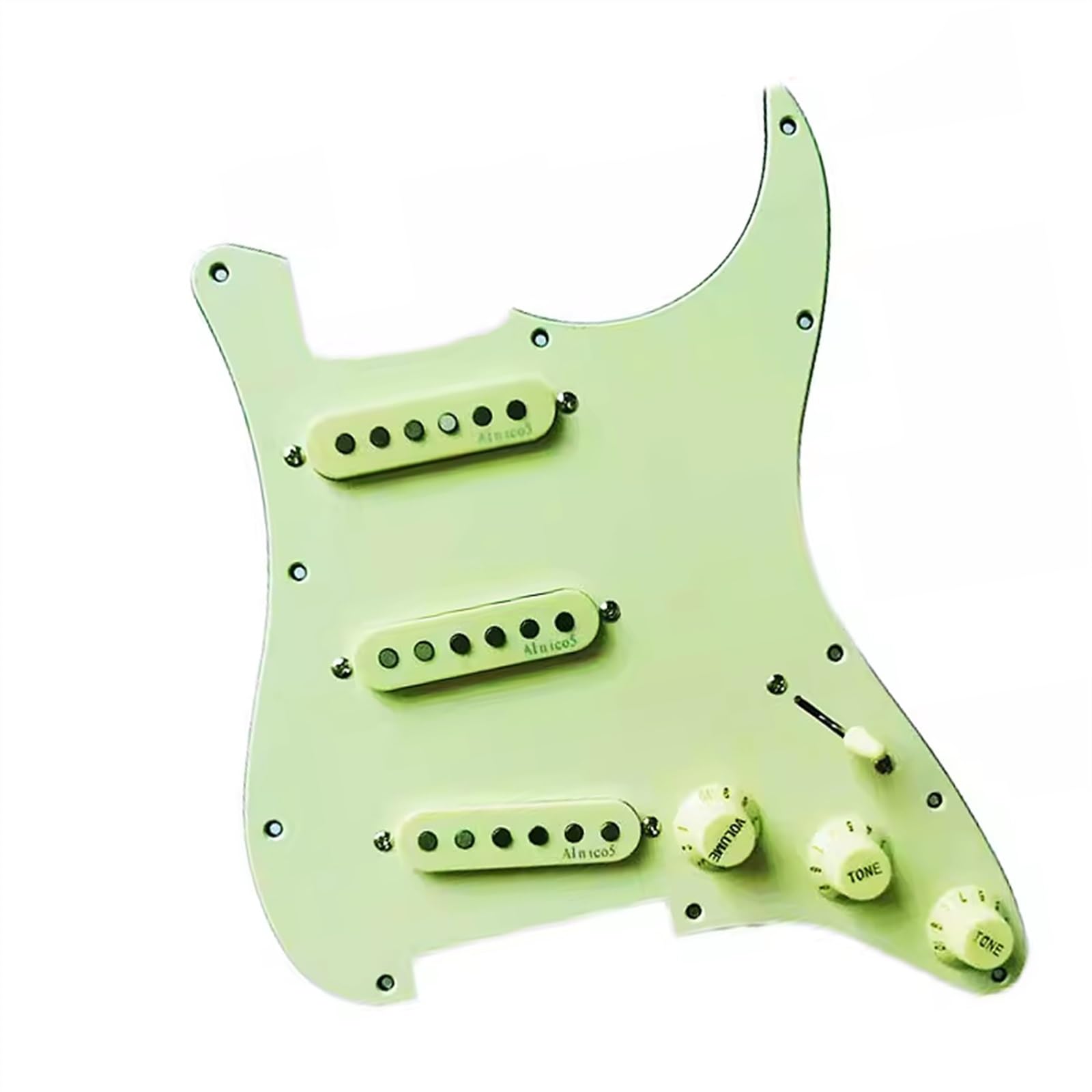 Set di pickup per battipenna pre-cablato Chitarra Elettrica ST Alnico Alnico Assemblaggio A Circuito Singolo Pickguard Pickup Accessori Per Chitarra Elettrica(3/4)